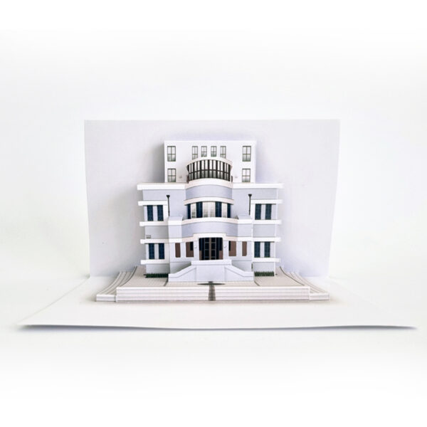 An Architectural Pop Up card - commissioned by The Rothschild Center